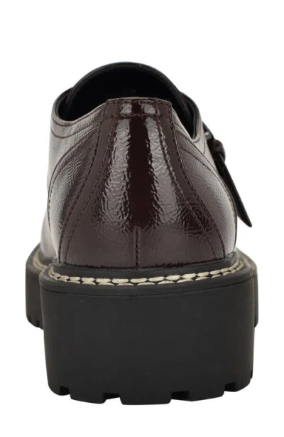 Calvin Klein Women's Saundee Lug Sole Loafers In Brown