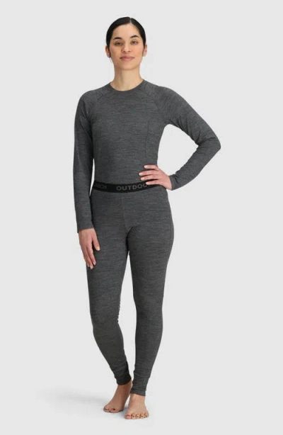 Outdoor Research Alpine Onset 150 Merino Wool Blend Base Layer Pants In Gray