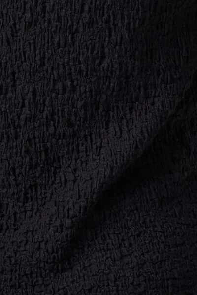 Franne Golde Doheny Textured Sleeveless Top In Black