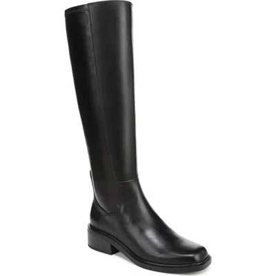 Franco Sarto Women's Gisella Wide Calf Round Toe Zip Tall Boots In Black