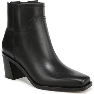 Franco Sarto Women's Ivanna Square Toe Pull On Short Boots In Black