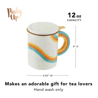 Pinky Up (accessories) Everlee Mug With Infuser & Lid In Sand