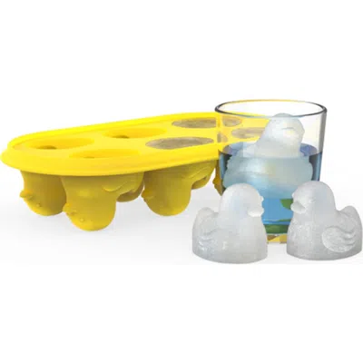 Truezoo Quack The Ice Silicone Ice Cube Tray In Yellow