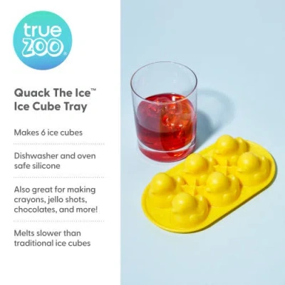 Truezoo Quack The Ice Silicone Ice Cube Tray In Yellow