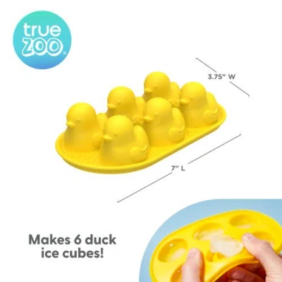 Truezoo Quack The Ice Silicone Ice Cube Tray In Yellow