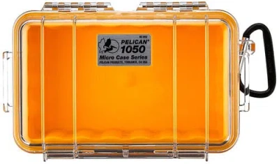 Pelican 1050 Micro Case For Iphone, Cell Phone, Gopro, Camera, And More In Yellow