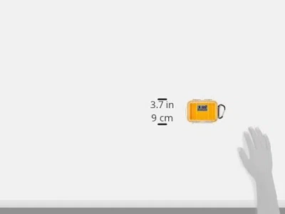 Pelican 1010 Micro Case  For Iphone, Cell Phone, Gopro, Camera, And More In Yellow
