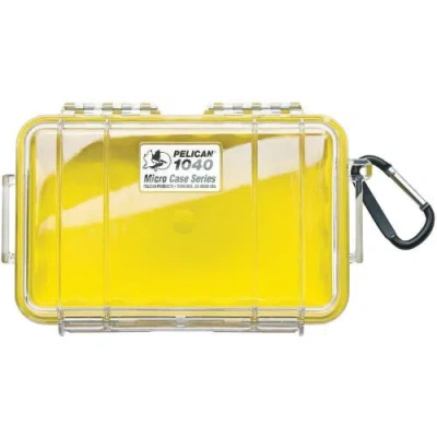 Pelican 1040 Micro Case For Iphone, Cell Phone, Gopro, Camera, And More In Yellow
