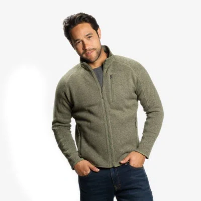 Peter Manning Nyc Polartec Fleece Jacket In Green