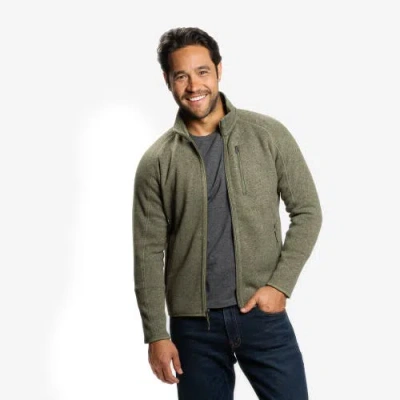 Peter Manning Nyc Polartec Fleece Jacket In Green