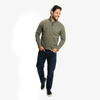 Peter Manning Nyc Polartec Fleece Jacket In Green