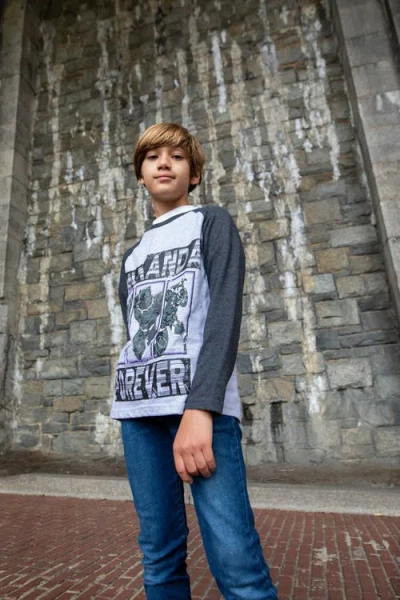 Marvel 2-pack Long Sleeve T-shirts In Black