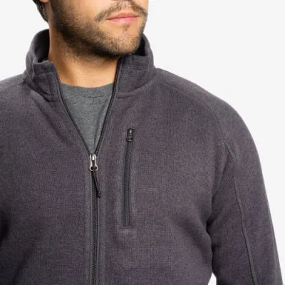 Peter Manning Nyc Polartec Fleece Jacket In Black