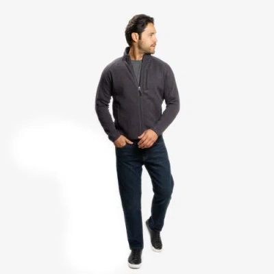 Peter Manning Nyc Polartec Fleece Jacket In Black