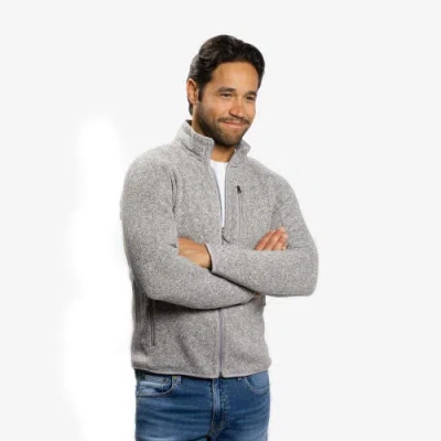 Peter Manning Nyc Polartec Fleece Jacket In Gray