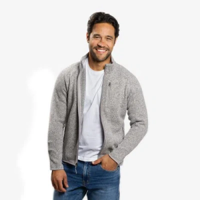 Peter Manning Nyc Polartec Fleece Jacket In Gray
