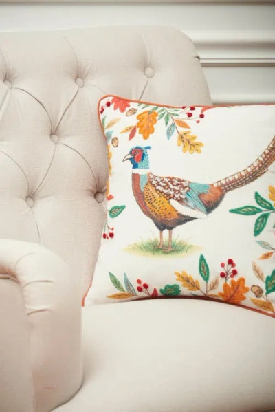 C & F Home C&f Home Harvest Pheasant Throw Pillow, 16" X 16" In Animal Print