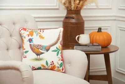 C & F Home C&f Home Harvest Pheasant Throw Pillow, 16" X 16" In Animal Print