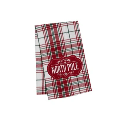 C & F Home C&f Home Welcome North Pole Towel In Multi