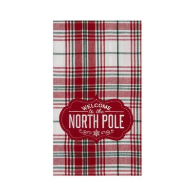 C & F Home C&f Home Welcome North Pole Towel In Multi