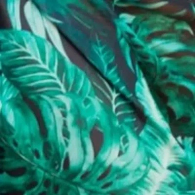 Fashion-szn Curve Curve Print Beach Sarong In Green