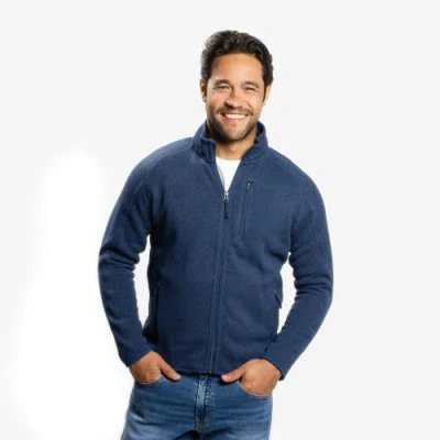Peter Manning Nyc Polartec Fleece Jacket In Blue