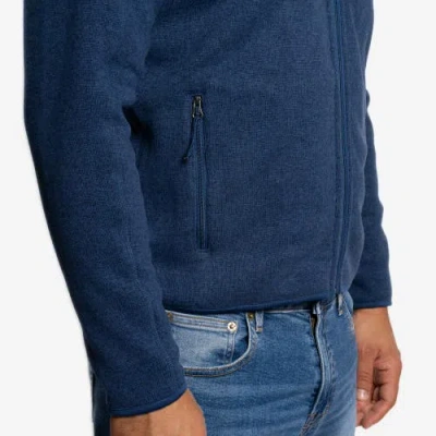 Peter Manning Nyc Polartec Fleece Jacket In Blue