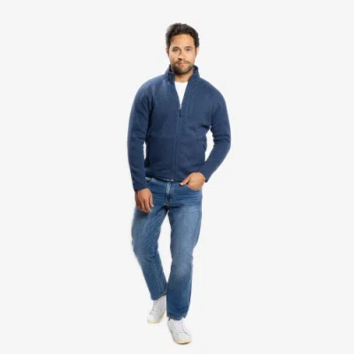 Peter Manning Nyc Polartec Fleece Jacket In Blue