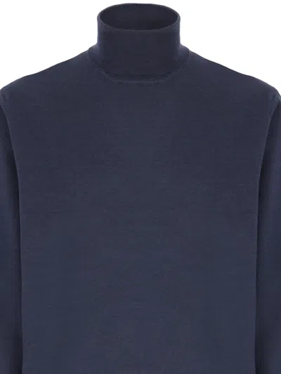 Armata Di Mare Byrd Turtleneck Knit In Blue