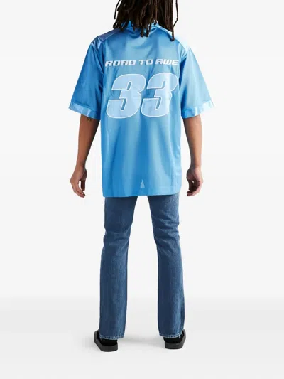 Rta Andres Mesh T-shirt In Blue