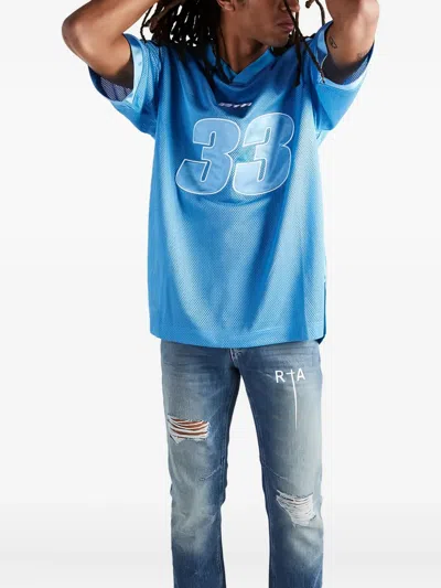Rta Andres Mesh T-shirt In Blue