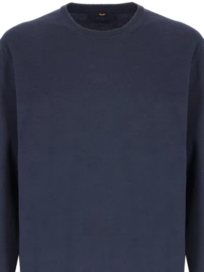 Armata Di Mare Victor Crew Neck Knit In Blue
