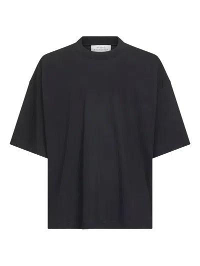 Studio Nicholson Solaris Short Sleeves Sweater In Black