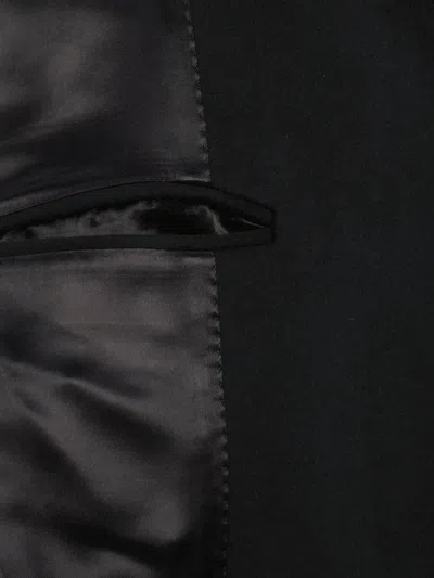 Givenchy Button-fastening Single-breasted Coat In Black