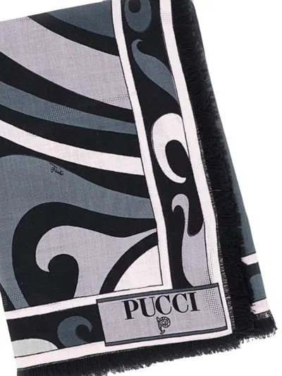 Pucci Wool And Silk Pashmina In Multi