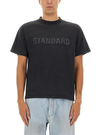 Balenciaga "standard" T-shirt By Bb In Black