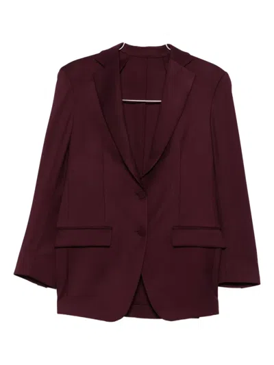 梯形翻领单排扣西装夹克