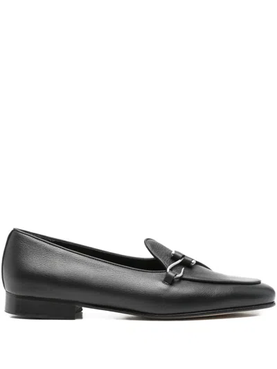 Edhen Milano Buckle-detail Leather Loafers In Multi