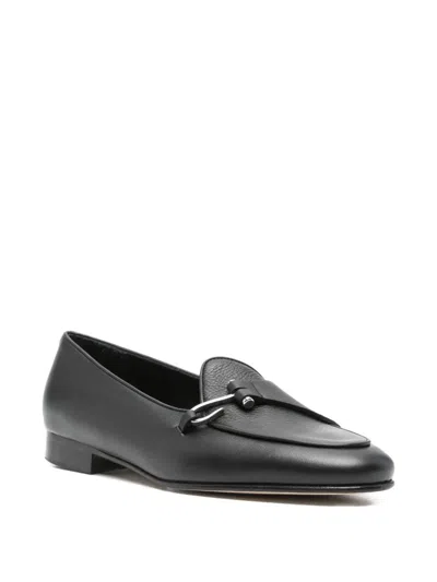 Edhen Milano Buckle-detail Leather Loafers In Multi