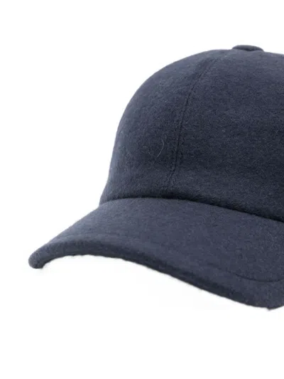 Fedeli Logo-plaque Hat In Blue