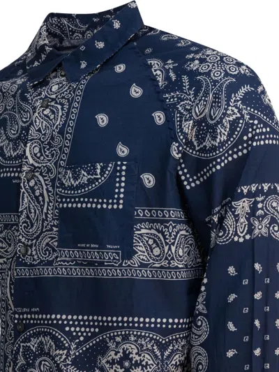 Kapital Paisley-print Shirt In Blue