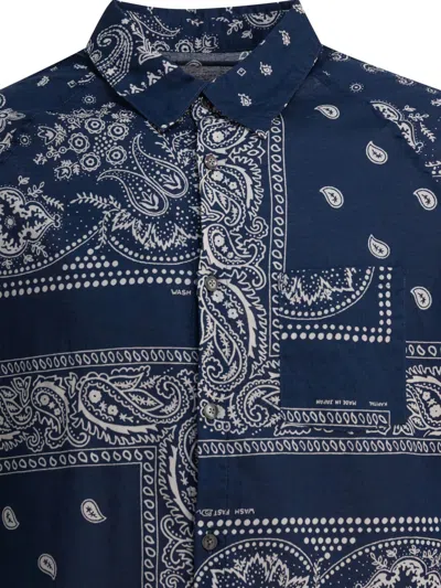 Kapital Paisley-print Shirt In Blue