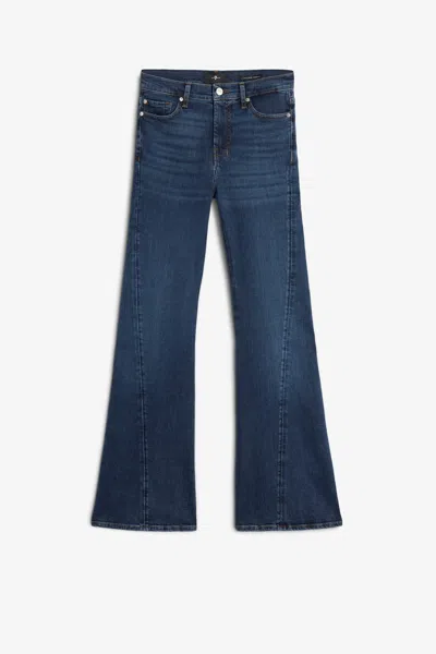 7 For All Mankind Dojo Tailorless Gilbert With Twisted Seam In Blue