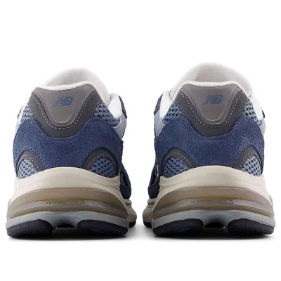New Balance Layered Blue And Grey Sneakers With Sole