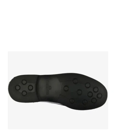 Sebago Black Leather Loafers In Nero Nero