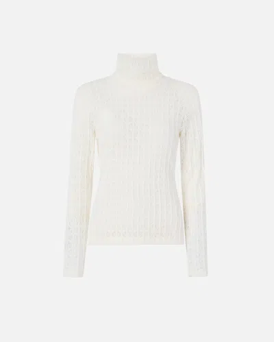 Pinko Rufina High-neck Top In White