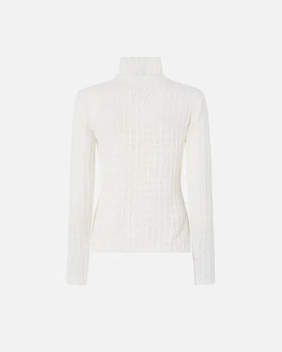 Pinko Rufina High-neck Top In White