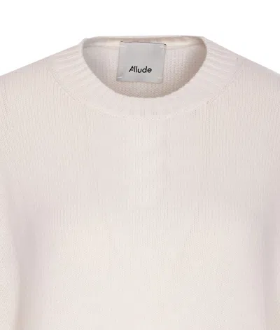 Allude Sweaters In White