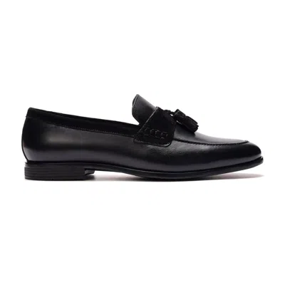Carlos By Carlos Santana Laurent Tassel Loafer In Black