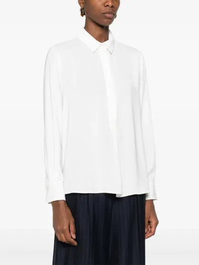 Hemisphere Long-sleeve Shirt In White